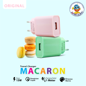 Charger Macaron 3.1A Fast Charging Quick Charge 3.0