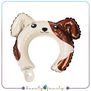 BF-C593 Bando Balon Foil Anak Karakter Hewan Lucu / Bendo Balon Latex Dekorasi Ulang Tahun Animal