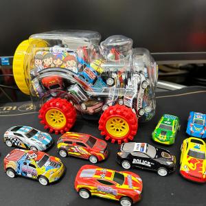 Toples Pesawat dan Kereta isi 30 Pcs Mobil Mini Mainan Anak Bahan Metal Alloy Cocok Untuk Kado Ulang Tahun