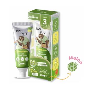 BZU BZU DentiBiome Kids Toothbrush | DentiBiome Kids Toothpaste - Stage 2 & 3 (Bzu Bzu Zootopia)