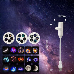Creative LED Night Light/Projector/Star Projector/Moon Lamp/LED Night Light/USB Powered/Bedroom Decor/Galaxy Light/Ambient Lamp/Photography Background