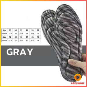 Cozy แผ่นรองเท้าเพื่อสุขภาพ ใส่สบาย ป้องกันการปวดเท้า ขนาด 35-46 insoles