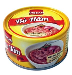 Bò hầm lon in Vissan hộp 150g - V130