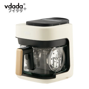 Air Fryer Fryer Electric Electric Non-Stick Air Fryer Stainless Steel Air Fryer Sino-Japanese Bilingual Visualization Glass Deep-Fried Pot 0 Oil 空气炸锅