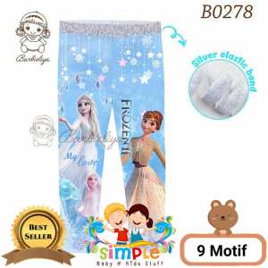 Legging Anak Perempuan Import Barbieliya Karakter Banyak Pilihan Motif Bahan Spandek Usia 3-10th