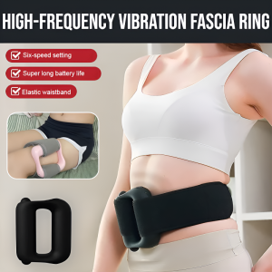 [Magic Tool For Slimming Belly] High-Frequency Vibration Fascia Ring Abdominal Massager Waist And Abdomen Fat Burning Vibration Muscle Relaxation Massager