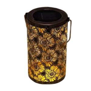 LIFE SHOPS Butterfly/Flower Hanging  Solar Lanterns Solar Powered Portable LED Solar Night Light Landscape Lamp Vintage Solar Projection Lamp Home Decoration