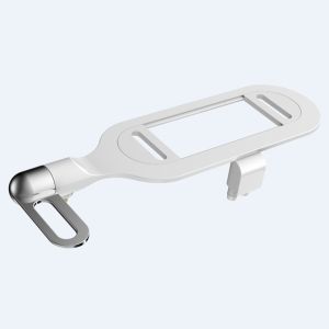 HANA Non Electric Ultra Thin Bidet Toilet Seat Attachment Dual Nozzle Sprayers for Posterior and Feminine Wash Fresh Water Ass Spray