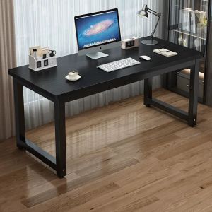 Motida Computer Table for Desktop / Home Office Desk 80/100/120 /140 x 60 x 74 CM - Minimalist Modern Study Table / Desktop / Laptop Work Desk