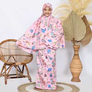 Mukena Anak Murah karakter Lucu Motif Terbaru usia 0-9 tahun