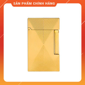 Hộp Quẹt Bật Lửa Dupont Gas Đá D160V Họa Tiết Kẻ Hình Khối Đẹp Độc Lạ - Dùng Gas Đá Cao Cấp