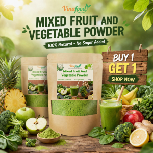 Mixed Fruit Vegetable Powder Detox Drink Green Superfood Daily Nutrition Healthy Wellness Drink