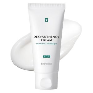 TOSOWOONG Dexpanthenol Cream 170000ppm B5 Panthenol Madecassoside Centella Asiatica for Skin Barrier Repair Facial Moisturizer Soothing Hydrating Korean Skincare 60ml 2.02 fl.oz.