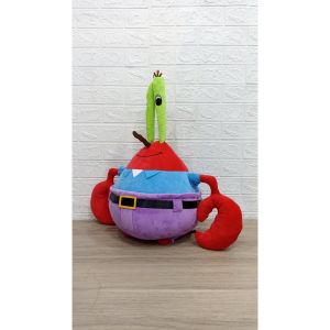 Boneka Mr Crabs Ukuran XL - Teman SpongeBob Dari Bikini Bottom
