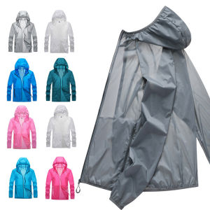 Ultrathin Cycling Windbreaker For Running Sun Protection Hiking Cycling Jacket Hoodies Men Quick-Drying Breathable Camping Shirt2026