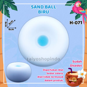 TAIYO DIY Sand Ball Set Bola Pasir Taba Squishy Squeeze Lembut Pencet Kenyal Stress Relief Mainan