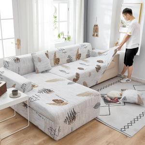 11 Color Stretch Sofa Cover For L Shape Sofa Corner Couch Elastic Couch Cover For Sofa Slipcovers For Living Room 1/2/3/4-Seater Nordic