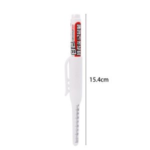 Multi-Purpose 45mm Deep Drill Hole Long Nib Waterproof Marker Pens Mechanical Woodworking Long Head Carpenter Marker Pen