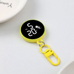 LUXEMO Cartoon Keychain Digital Watch Luminous Digital Display Waterproof Pendant Clock Creative Astronaut Style LED Electronic Watch For Student