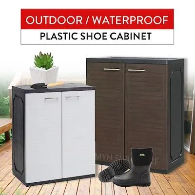 PLASTIC SHOE CABINET / WATERPROOF / OUTDOOR CABINET / WATERPOOF SHOE CABINET / SHOE RACK / SHOE STORAGE CABINET / SHOES CABINET / OUTDOOR SHOE CABINET / OUTDOOR STORAGE CABINET