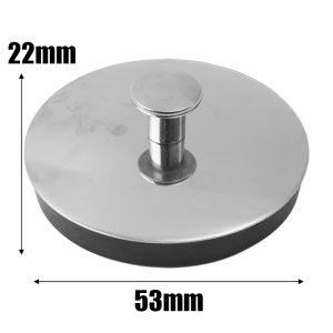 【Bella Room】 Stainless Steel Sealing Leakage-proof Sink Stopper Universal Basin Bathtub Plug Cover Kitchen Bathroom Supplies