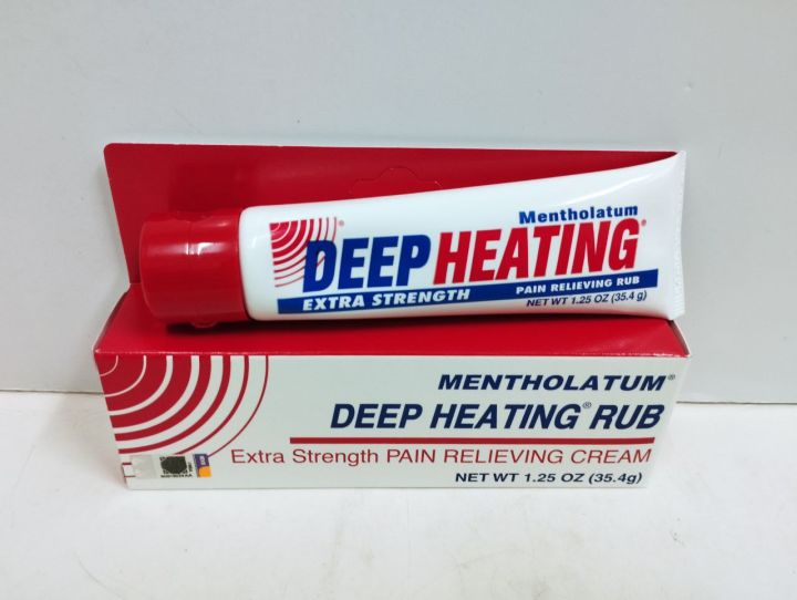 Mentholatum Deep Heating Rub Extra Strength Pain Relieving Cream 35.4g