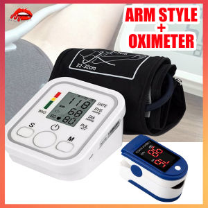 BUNDLEAneroid Sphygmomanometer SET with Stethoscope Blood Pressure Monitor Manual WITH Portable Finger Pulse Oximeter