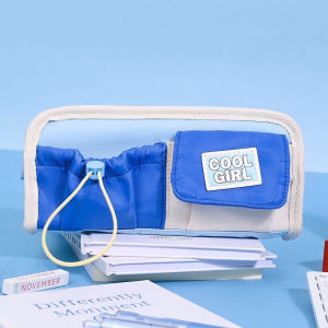 พร้อมส่งกล่องดินสอ กระเป๋าดินสอ เครื่องสำอางค์ สีพาสเทล รูปแบบกระทัดรัด ใส่ของได้เยอะ PC020