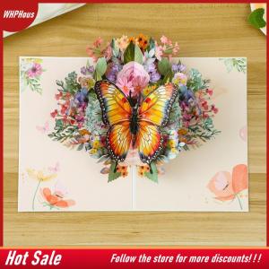 【COD】🔥🔥🔥 3D   Up Card Unique Greeting for Birthday Handmade Valentines Day Surprise Gift Postcard
