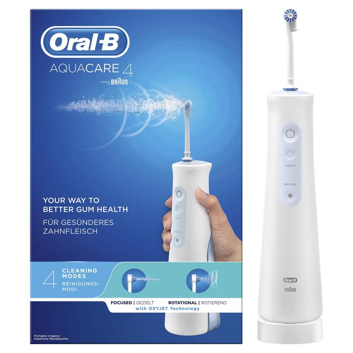 Oral-B Water Flosser Irrigator Aquajet 4 Portable Dental Irrigator ...