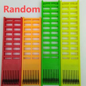Fishing Rig Board ABS Plastic Dual Side Spring Hooks Storage Winding Board Alat Mancing Pancing