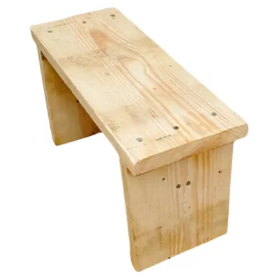 CJC Bangkito/ Small Stool Chair Handcrafted recycled Wood used in homesschools and outdoor Areas.