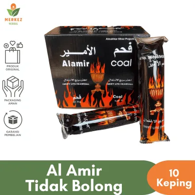 Arang Bakar Briket Buhur / Areng Magic Untuk Buhur Gaharu Bukhur Dupa Lava Charcoal Magic 1 Box Isi 8 Tahan Lama Murah