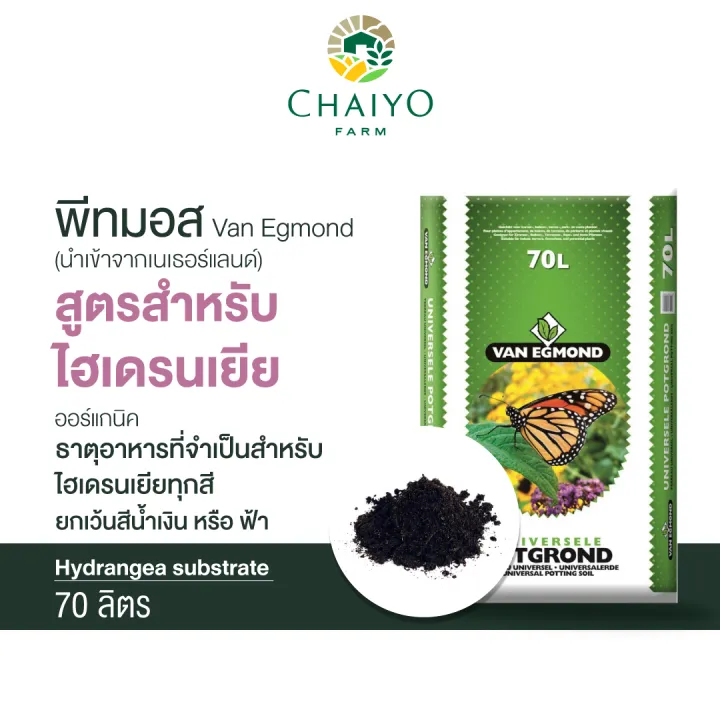 Van Egmond พีทมอสไฮเดรนเยีย 70 ลิตร นำเข้า