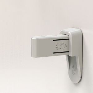 ล็อคความปลอดภัยของเด็ก ปุ่มล็อคประตู ตัวป้องกันประตูเด็ก อุปกรณ์เพิ่มความปลอดภัยแบบโยก G3364