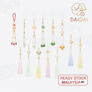 daidai (Ready Stock) Chinese Tassel Jewelry Antique Cheongsam Accessories Pendant Ornament 国潮风旗袍压襟古风挂件胸针汉服茶服流苏复古中式妆配饰品女
