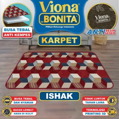 Viona By Bonita KARPET BUSA / KARPET MALAYSIA Dekorasi Kamar - SERI B ( TANPA TAS )