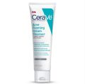 CeraVe Acne Cream Foaming Cleanser 4% Benzoyl Peroxide 150ml Pembersihan mendalam, kontrol minyak, memperbaiki jerawat wajah, komedo. 
