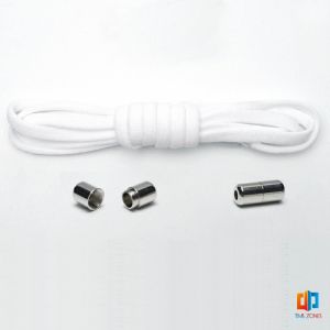 Time Zones เชือกรองเท้า ไม่ต้องผูก สายยืดหยุ่นได้ดี  Elastic metal shoelace buckle cover