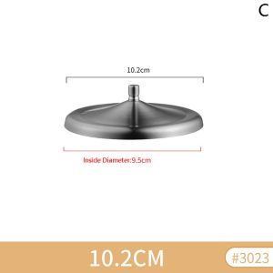 JUSTODO 1Pcs Heat Temperature Preserve Mug Cover 8/8.5/10.2/10.5/12.3cm with Convex Handle Cup Protective Cap Dust Free Sealing Lid Cup Accessories