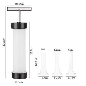 Manual Sausage Meat Fillers Machine Sausage Syringe Stuffer Meat Filling Gadgets With Funnel Manual Meat Injector