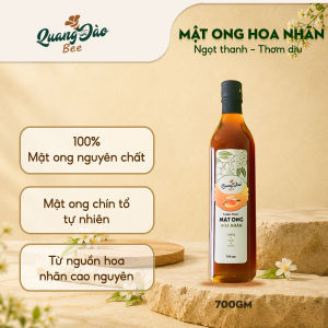 Mật ong nguyên chất Hoa nhãn Quang Đào Bee 700gm - Mật ong tự nhiên