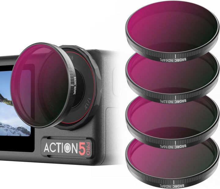 ND filter for DJI Osmo action Pro Action 3, 4-pack nd8pl