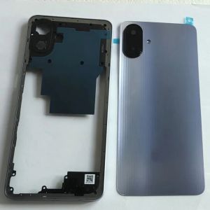 For Samsung Galaxy A07 4G SM-A075F/DS Housing Chassis Middle Frame Back Cover with Camera Replacement Parts
