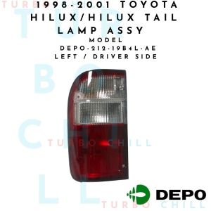 1998-2001 TOYOTA HILUX/HILUX TAIL LAMP ASSY ECE DEPO-212-19B4L-AE LEFT / DRIVER SIDE
