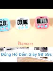 Đồng hồ đếm ngược có chức năng hẹn giờ nấu ăn tập thể dục nhắc nhở người già uống thuốc đúng giờ
