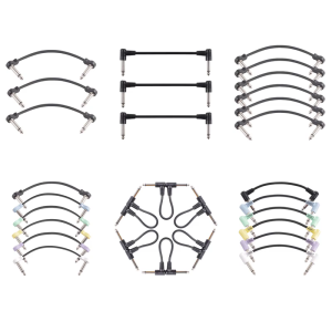 3/6 chiếc guitar điện cáp pedalboard Cáp dụng cụ bàn đạp các bản vá lỗi cáp cho guitar và các nhạc cụ khác