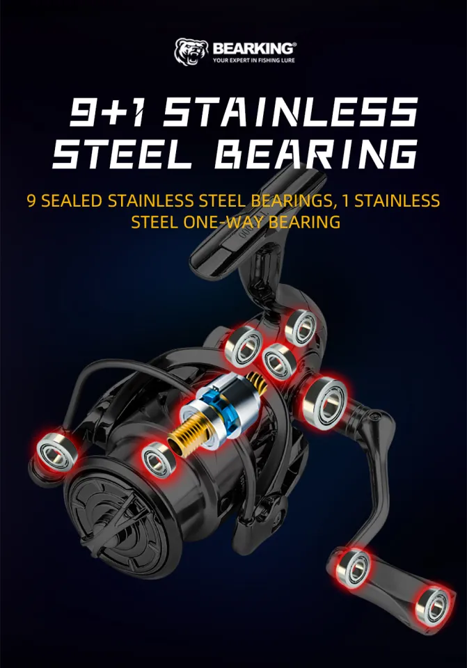 BEARKING Brand TW S Series Stainless Steel Bearing 5.5:1 Fishing