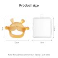 【WITH BOX】 Rabbit Sleeve Hand Teether PP Silica Fruit Can Be Sterilized at High Temperature. 