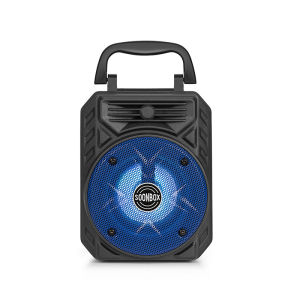 NEW ลำโพงบลูทูธ ลำโพงกระเป๋าล้อลาก 4 นิ้ว รุ่น S29 มีบลูทูธ มีเอฟเฟกต์แสงไฟLED รองรับการเชื่อต่อลำโพงสองตัวพร้อมกัน เพื่อเสียงแบบ Stereo รองรับไมโครโฟน บลูทู ธ USB การ์ด TF วิทยุ